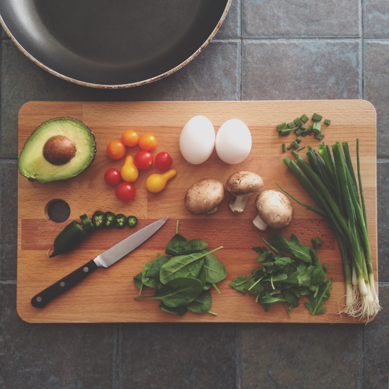 Fresh produce and whole foods